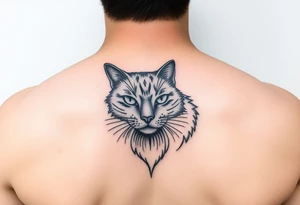 black cat tattoo idea