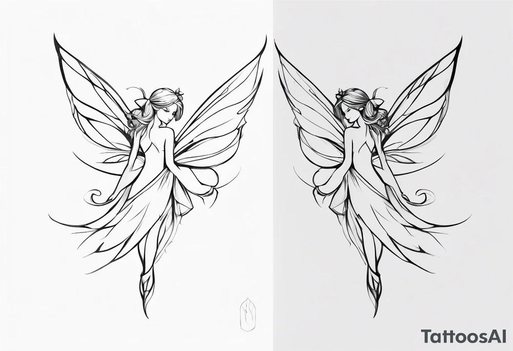 Fairy tattoo idea