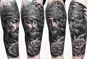 full sleeve for men tattoo idea