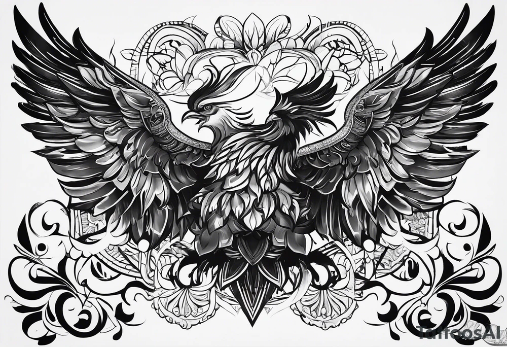Скрипач в огне поднимается из Ада tattoo idea