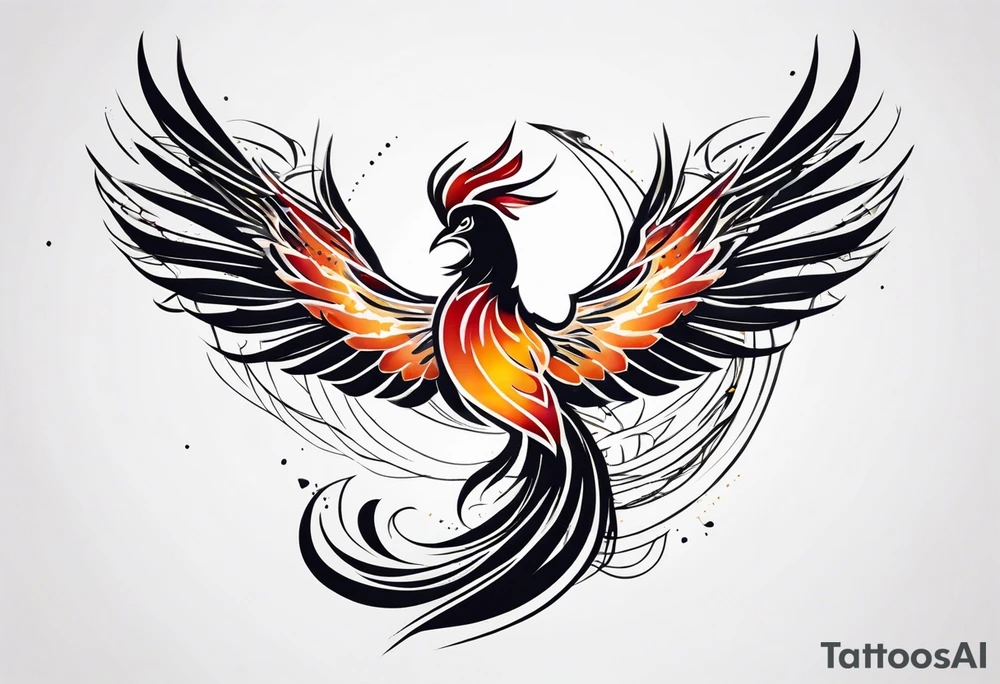 phoenix tattoo idea