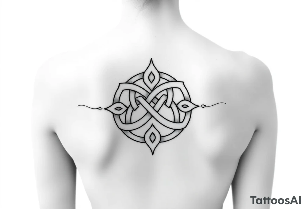 Celtic wolf knot with tattoos tattoo idea