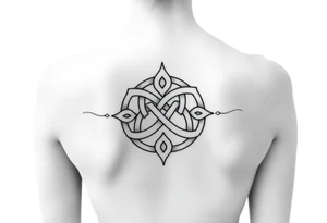 Celtic wolf knot with tattoos tattoo idea
