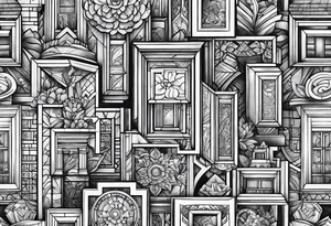 Building block tattoo idea