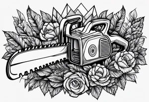 Chain saw huskivarna tattoo idea