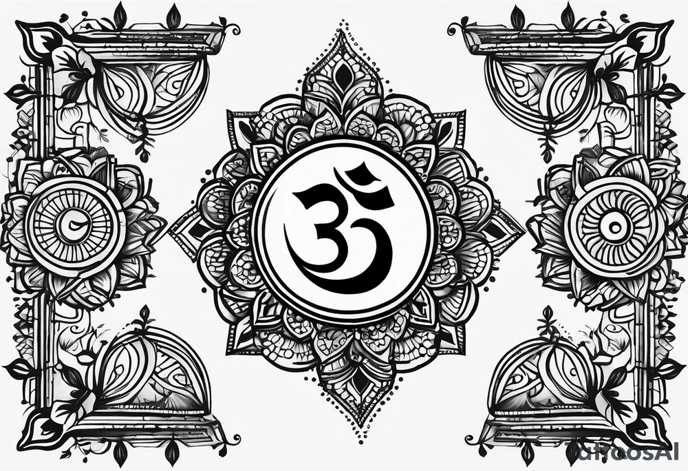 minimalist
elements of engineering
OM symbol
straight line Henna tattoo idea