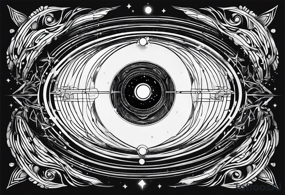 small wormhole tattoo tattoo idea