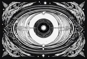 small wormhole tattoo tattoo idea