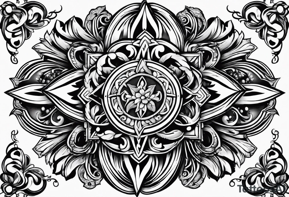 cross tattoo idea