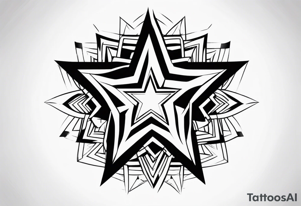Stars tattoo idea