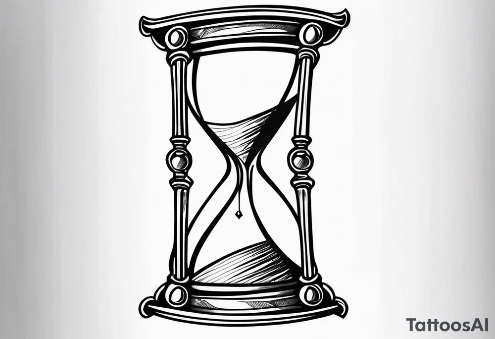 Hourglass tattoo idea
