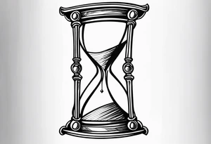 Hourglass tattoo idea