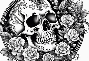 Momento mori inspired Italian ratio tattoo idea