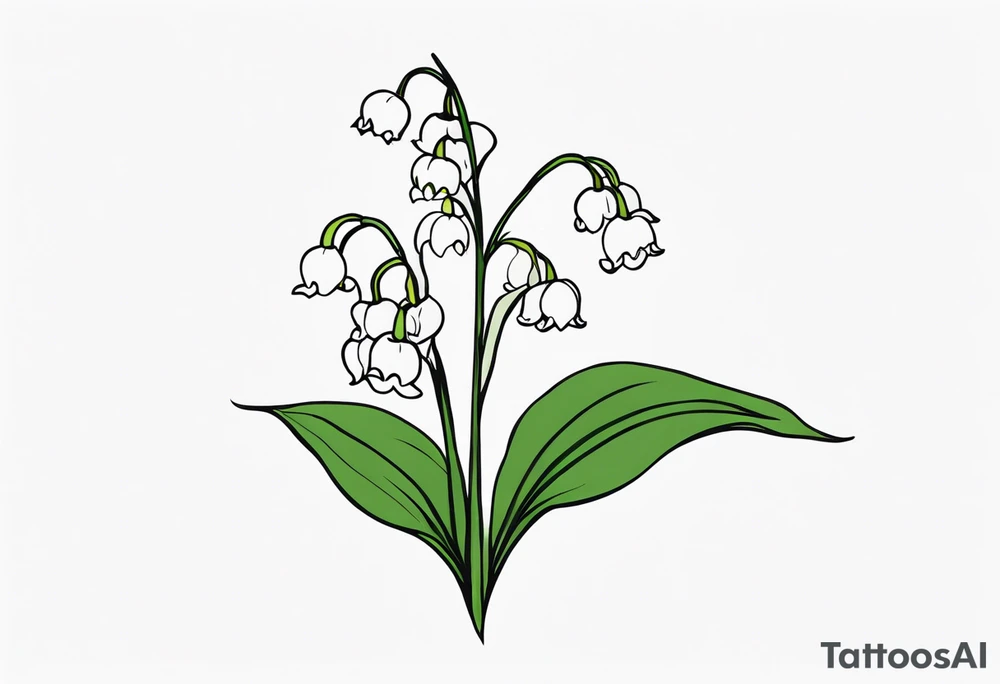 Lily of the valley tattoo idea