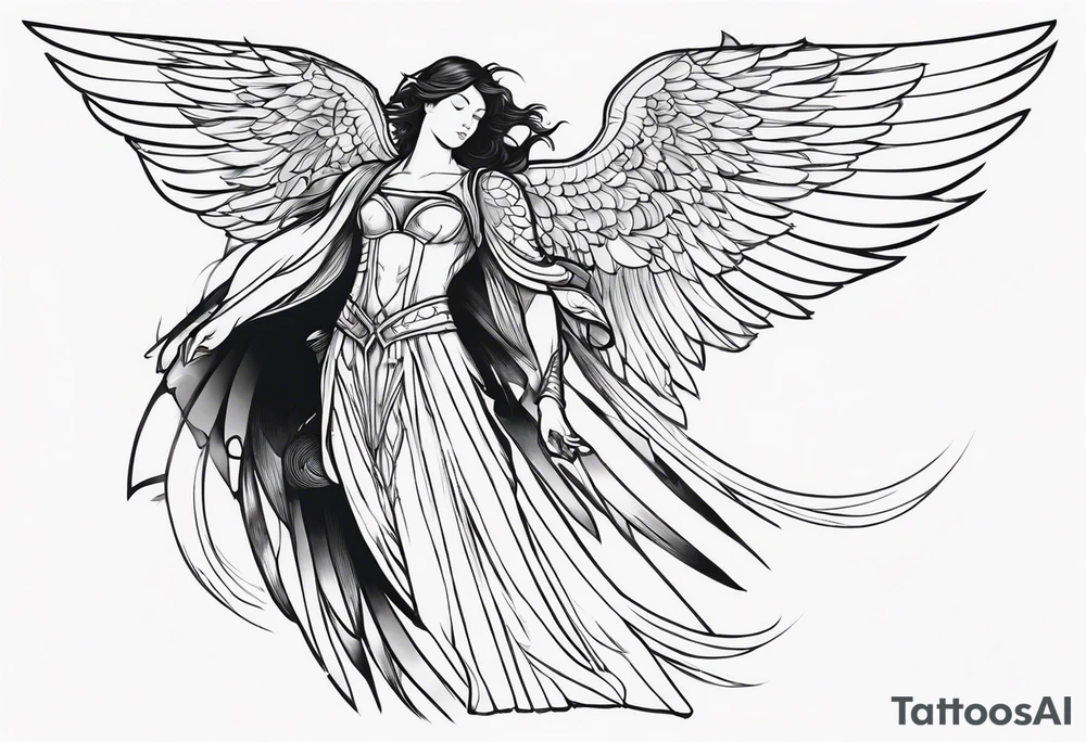 Archangel tattoo idea