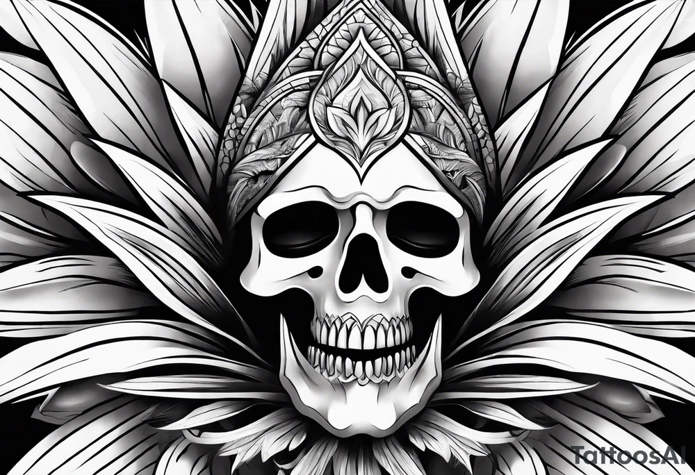 Ghost in agave tattoo idea