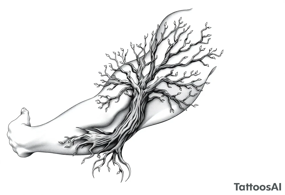 Tree of life celtic tattoo idea