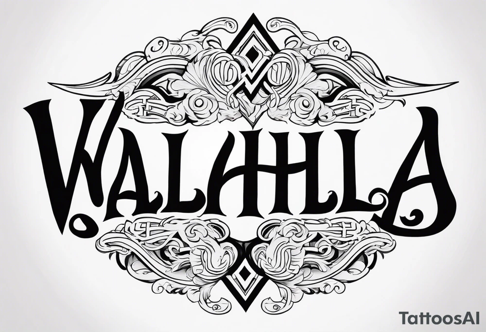 Valhalla heaven tattoo idea