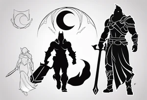 Titan Shifter Silhouette tattoo idea