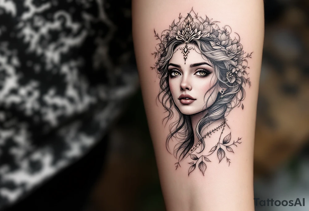 Goddess tattoo idea