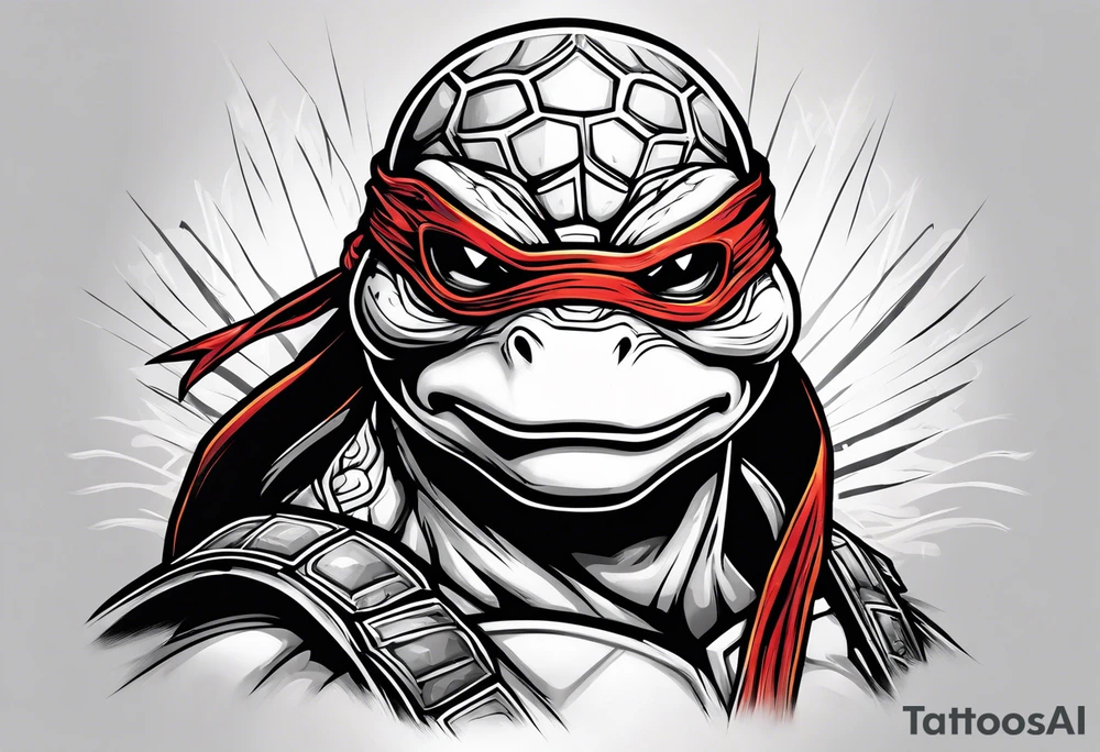 Ninja turtle mask tattoo idea