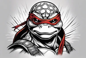Ninja turtle mask tattoo idea