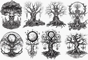 Necromancy tree tattoo idea