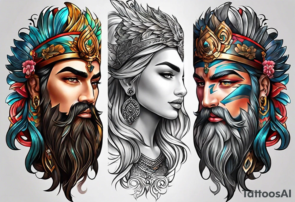 Full back tattoo body tattoo idea