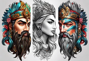 Full back tattoo body tattoo idea