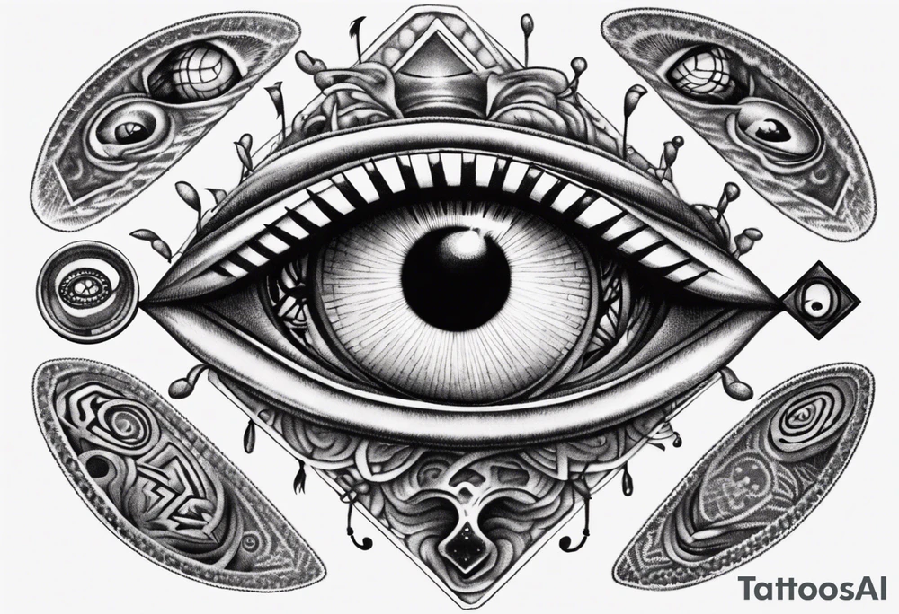 Tool band eye tattoo idea