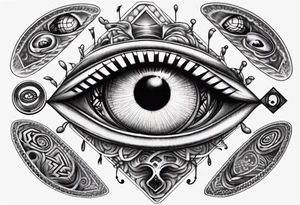 Tool band eye tattoo idea