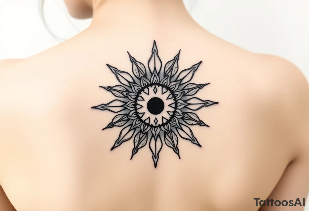 Sun tattoo idea