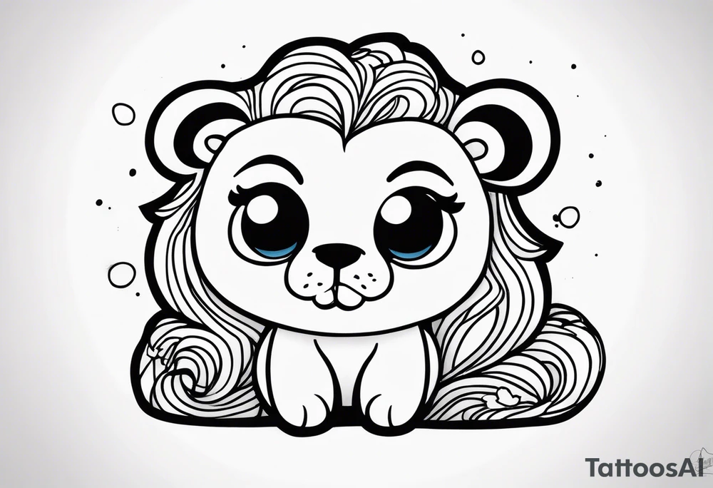 Sad,leo tattoo idea
