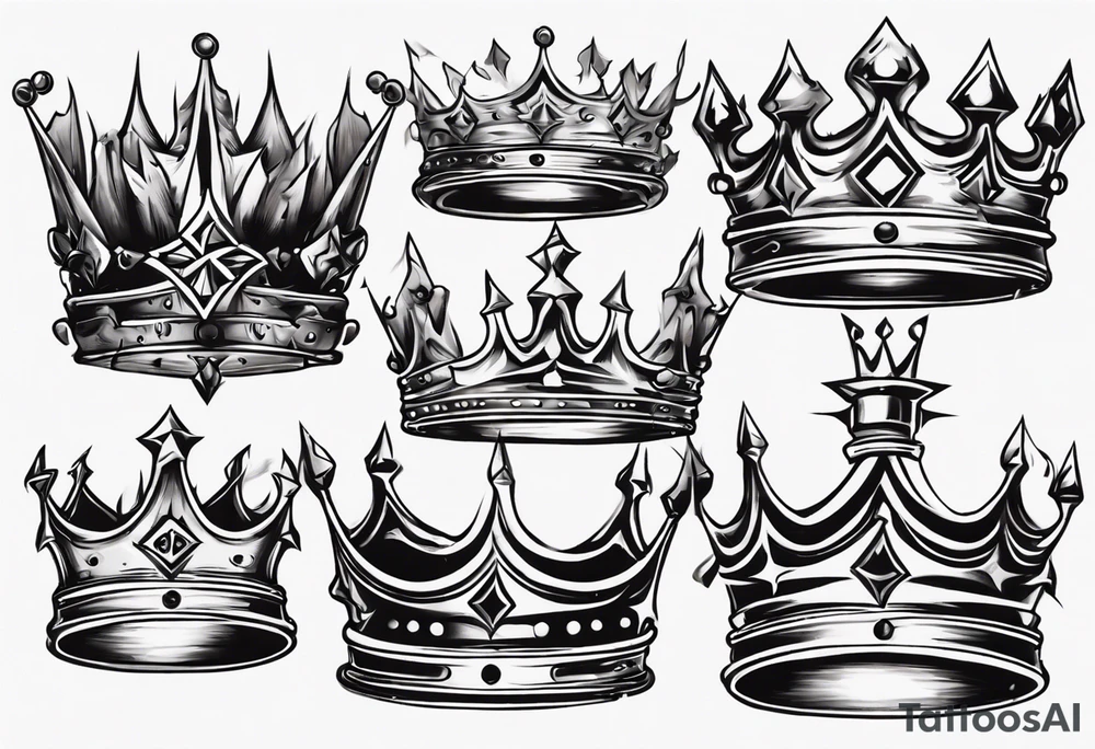 a kings crown tattoo idea