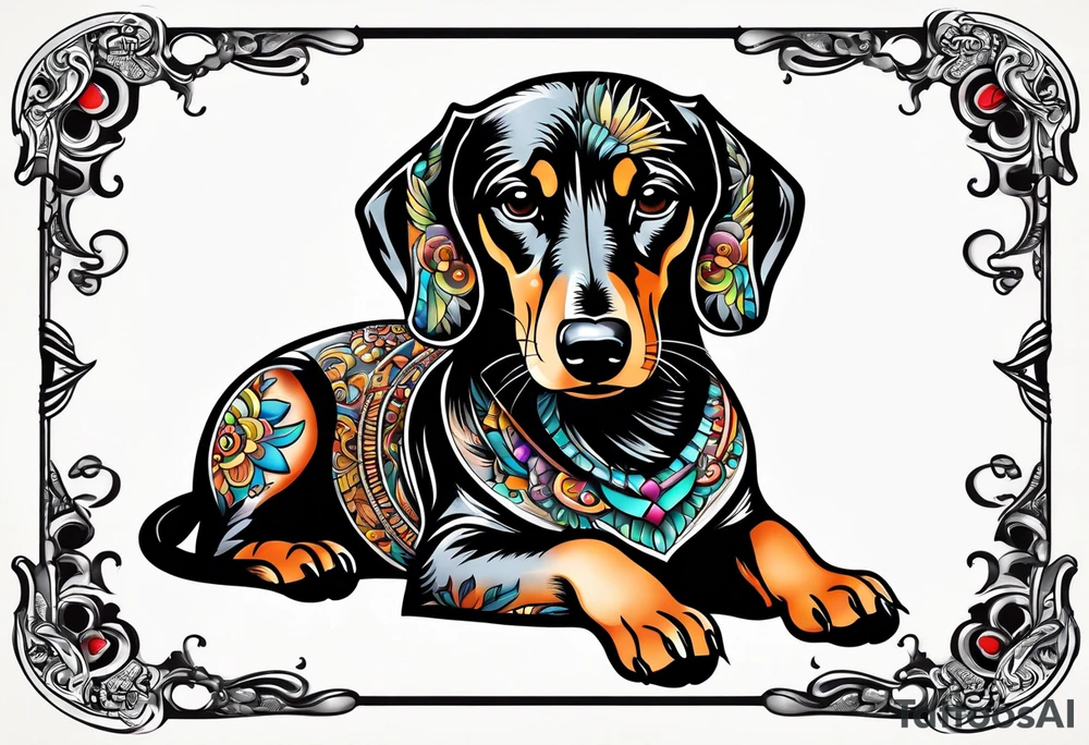 Dashchund tattoo idea