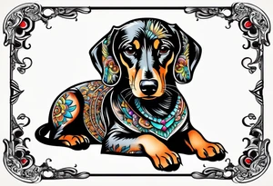 Dashchund tattoo idea