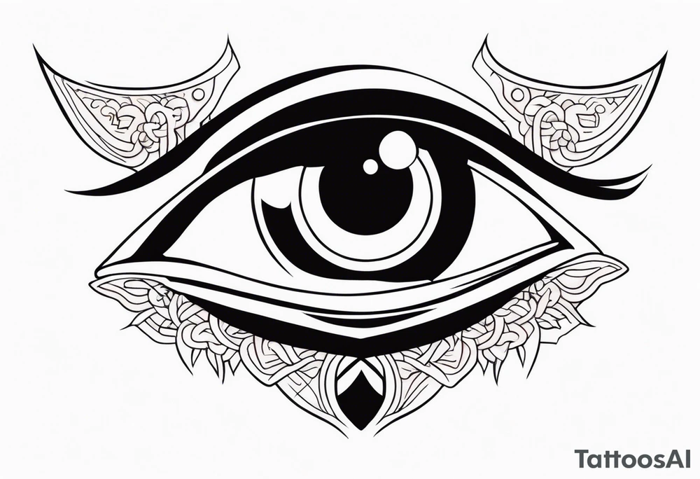 Byakugan eyes tattoo idea