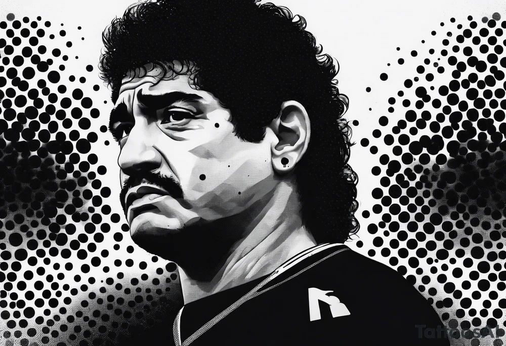 Diego Maradona tattoo idea