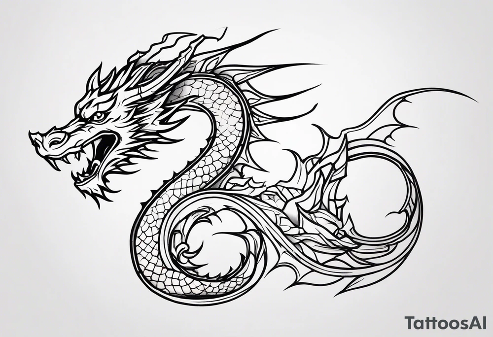 Dragon tattoo idea