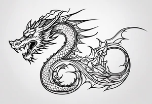 Dragon tattoo idea