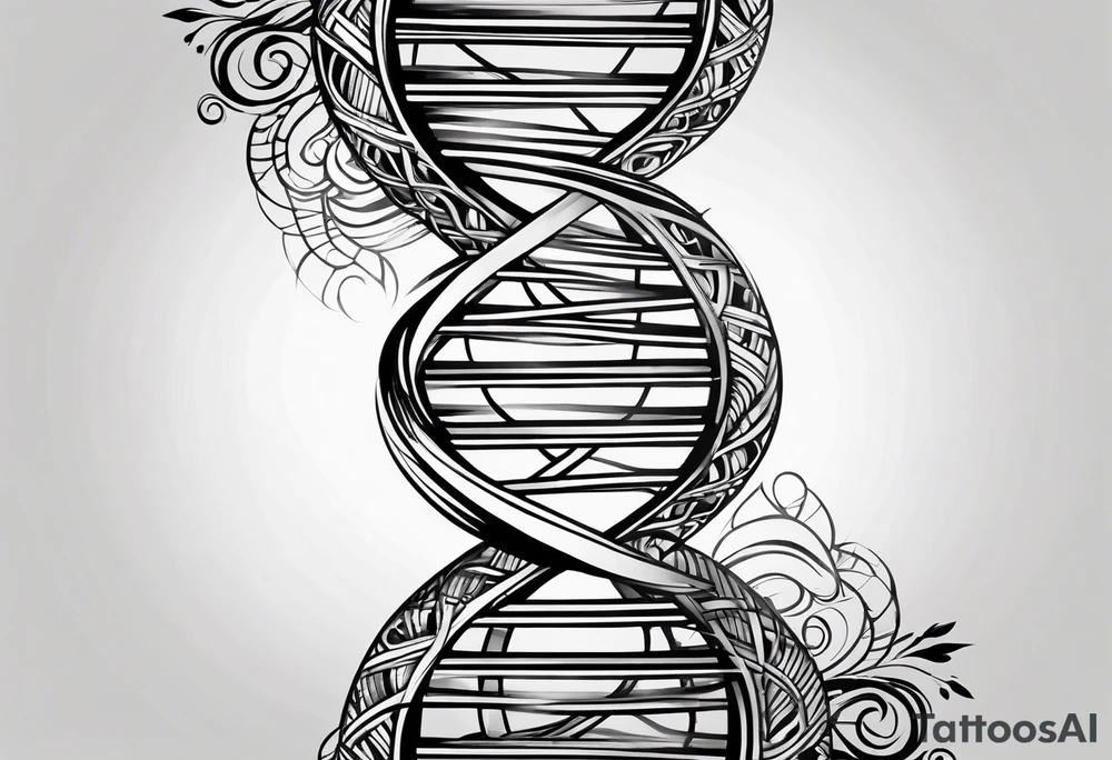 Dna strand tattoo idea