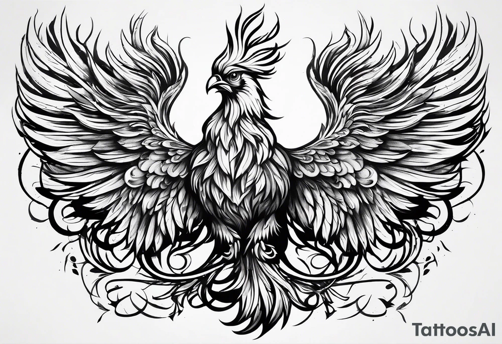 little pheonix tattoo idea