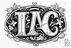 Boyfriend's Initials T A C tattoo idea