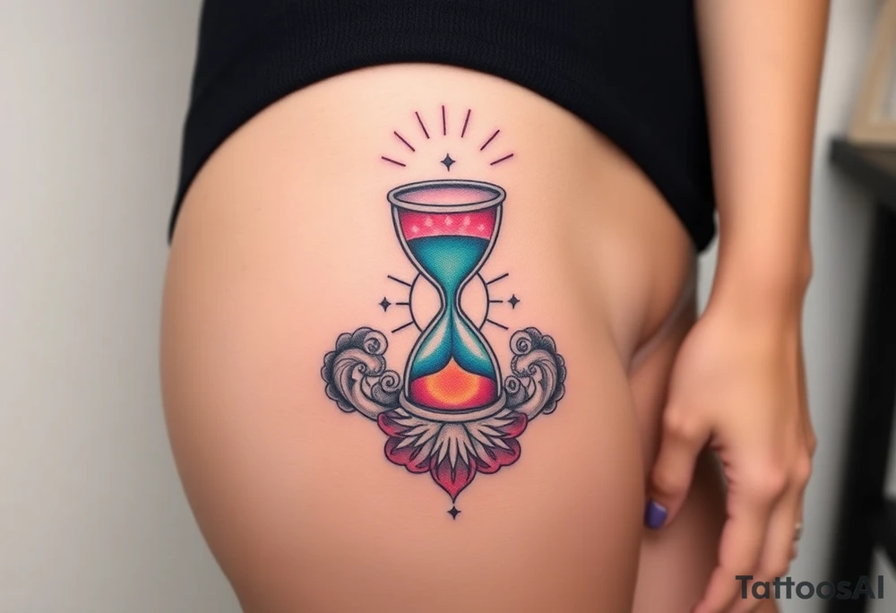 hourglass tattoo idea