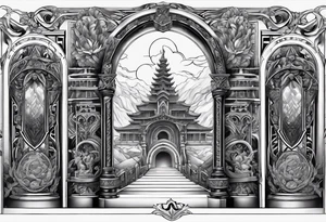 Valhalla gates tattoo idea