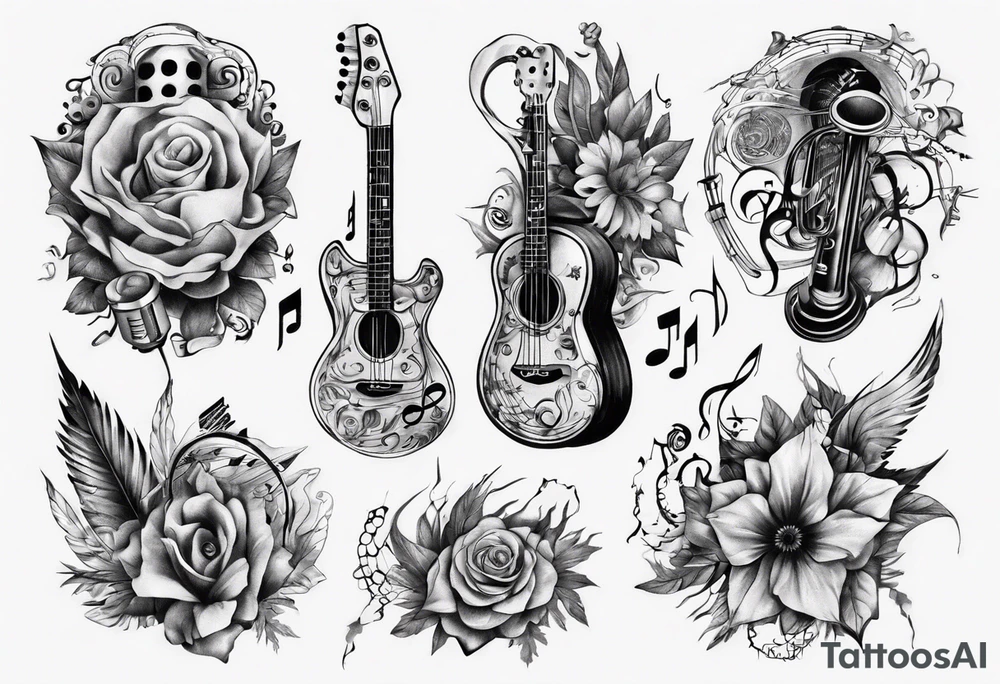 Music tattoo idea