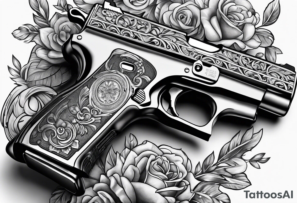 Guns with money coming out of them. tattoo idea