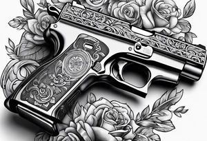 Guns with money coming out of them. tattoo idea