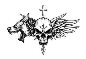 American with Lutheran traditions tattoo idea