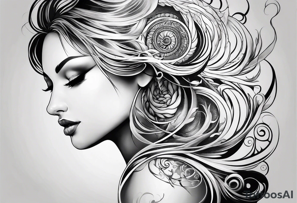 spiral tattoo idea
